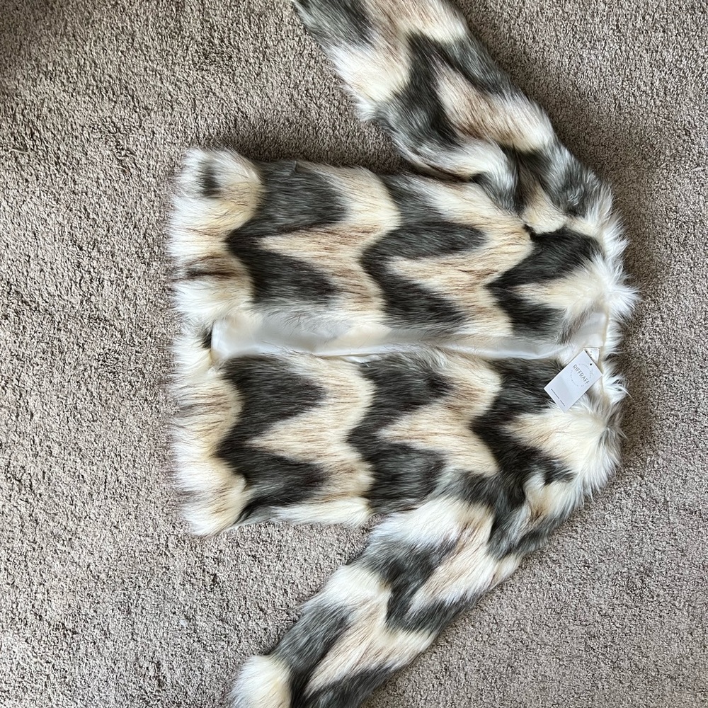 Faux Fur Coat- bridal/formal